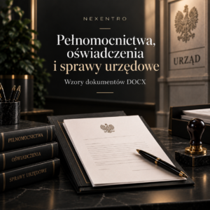 97. Oświadczenie o przekazaniu dokumentów
